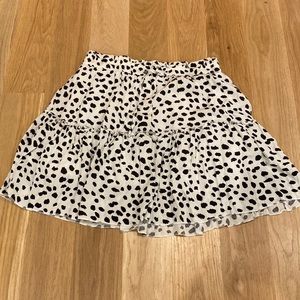Black and white skirt